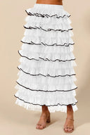 So Me Layered Ruffled Tulle Maxi Skirt – MYN2O