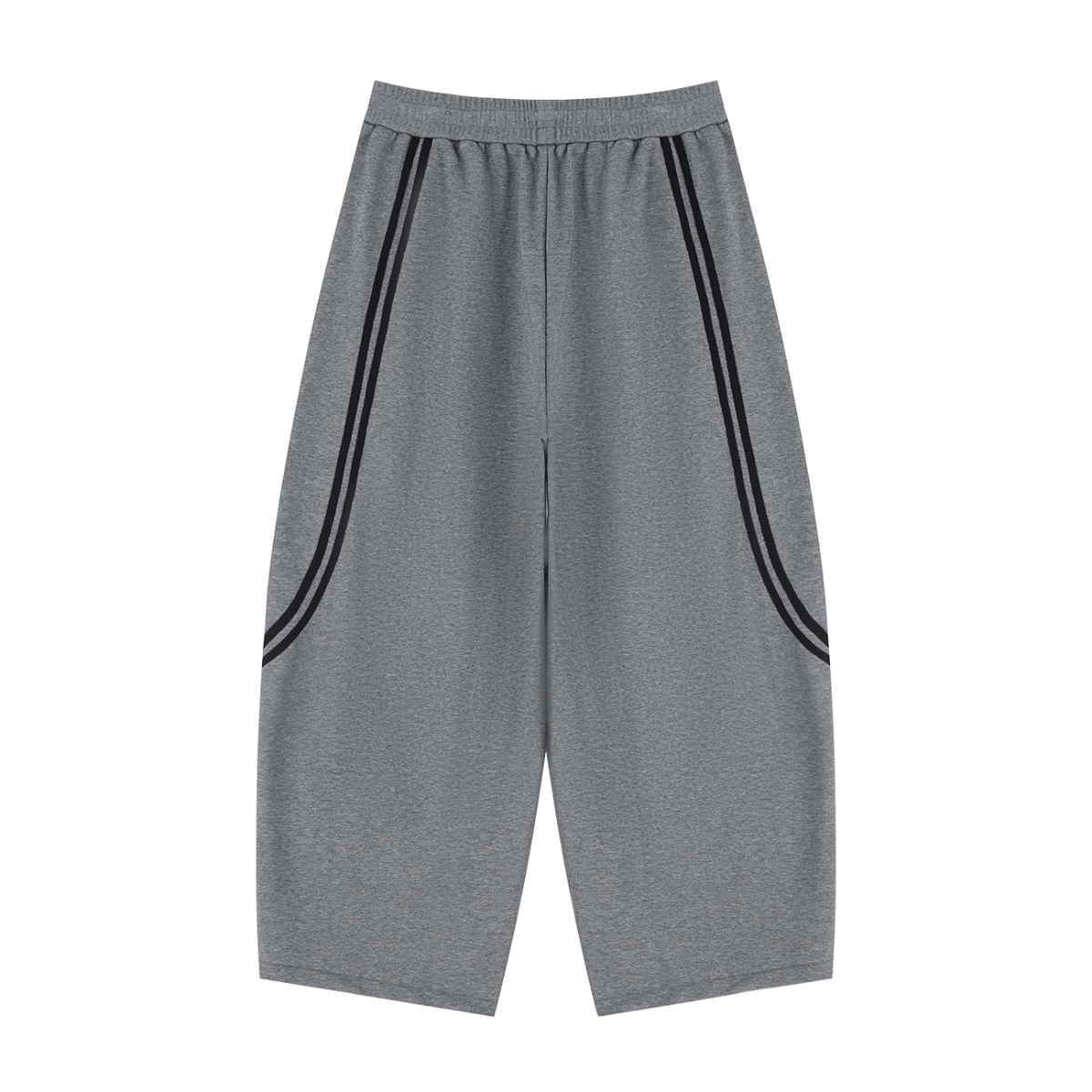 Unisex Wide Leg Piping Sweatpants – Oversized Relaxed Fit Streetwear Joggers