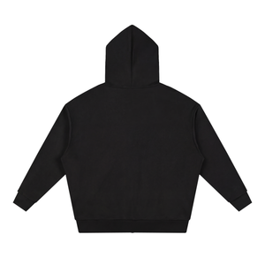 Unisex Loose Fit Full-Zip Hoodie – Premium Casual Streetwear Sweatshirt