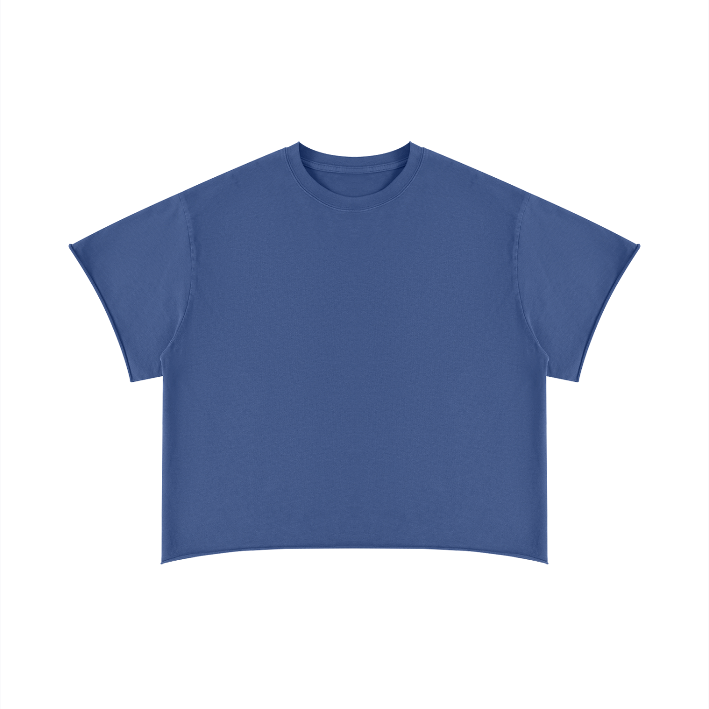 Unisex Boxy Raw Edge T-Shirt
