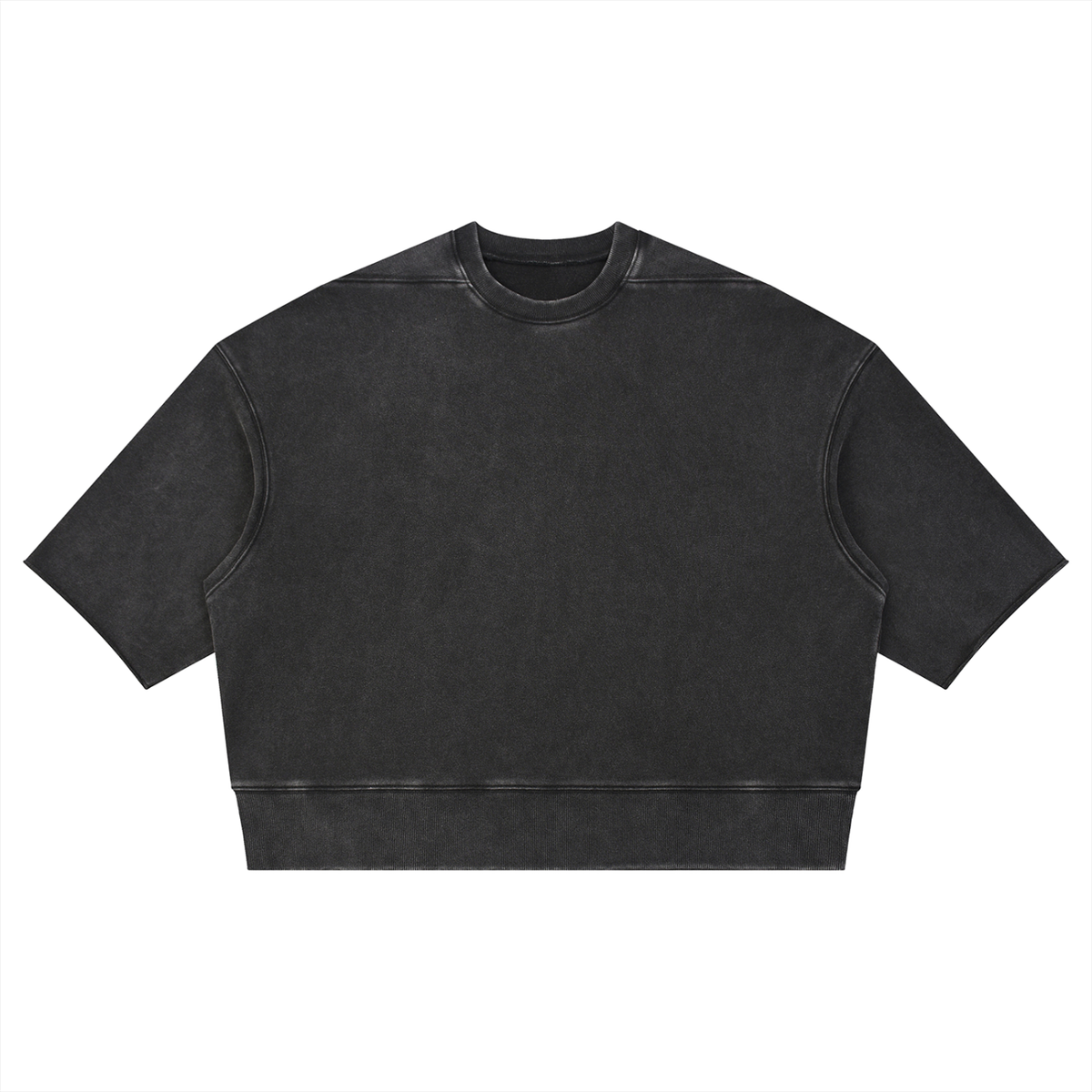 Unisex Mineral Wash Boxy Raw Edge T-Shirt – Premium Oversized Streetwear Tee
