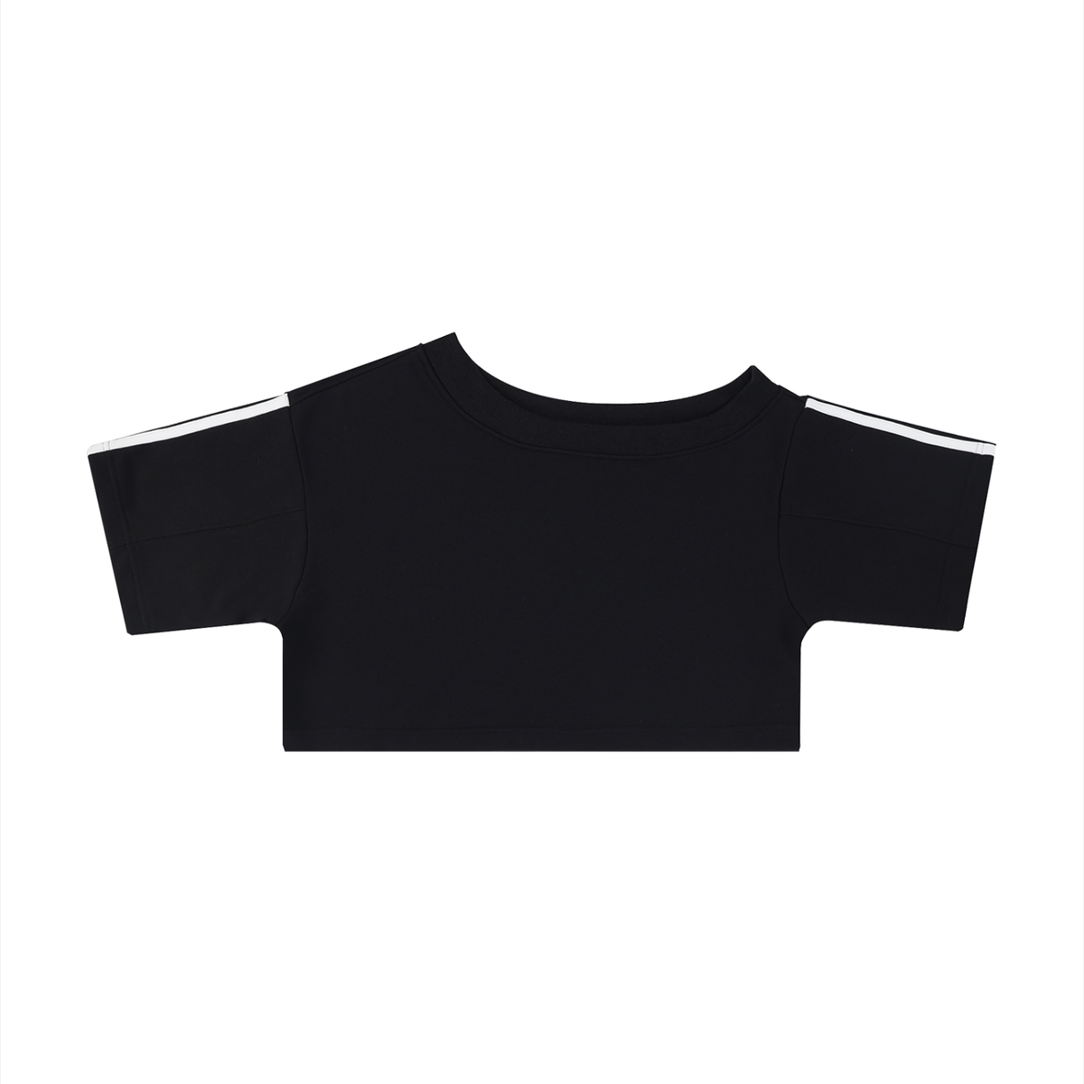 Women's Off-the-Shoulder Crop T-Shirt – Slim Fit Casual Fashion Top