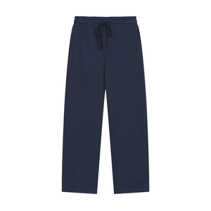 Solid Color Straight-Leg Sweatpants