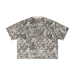 Unisex Leopard Print Boxy T-Shirt – Oversized Premium Streetwear Tee