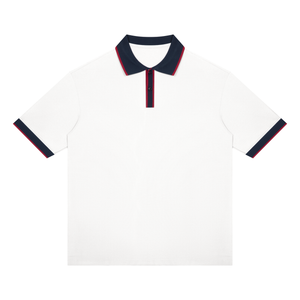 Unisex Color Block Polo Shirt