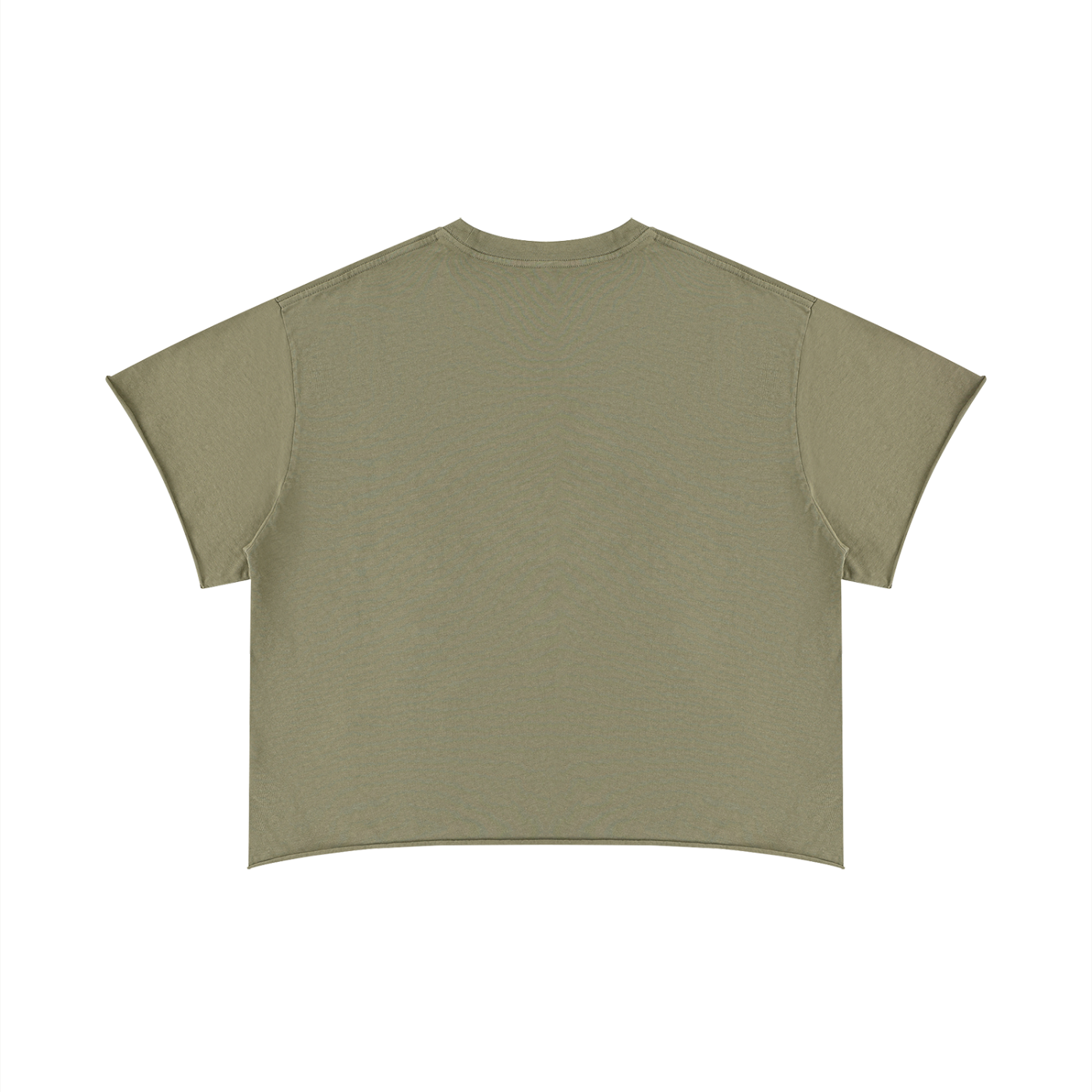 Unisex Boxy Raw Edge T-Shirt