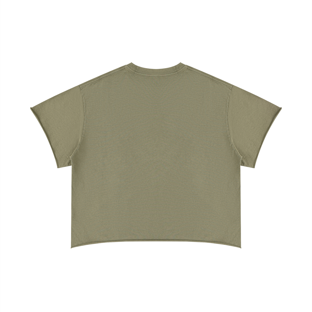 Unisex Boxy Raw Edge T-Shirt – Oversized Premium Cotton Streetwear Tee