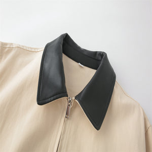 Women's Fashionable Casual Jacket With Lapel Collar
