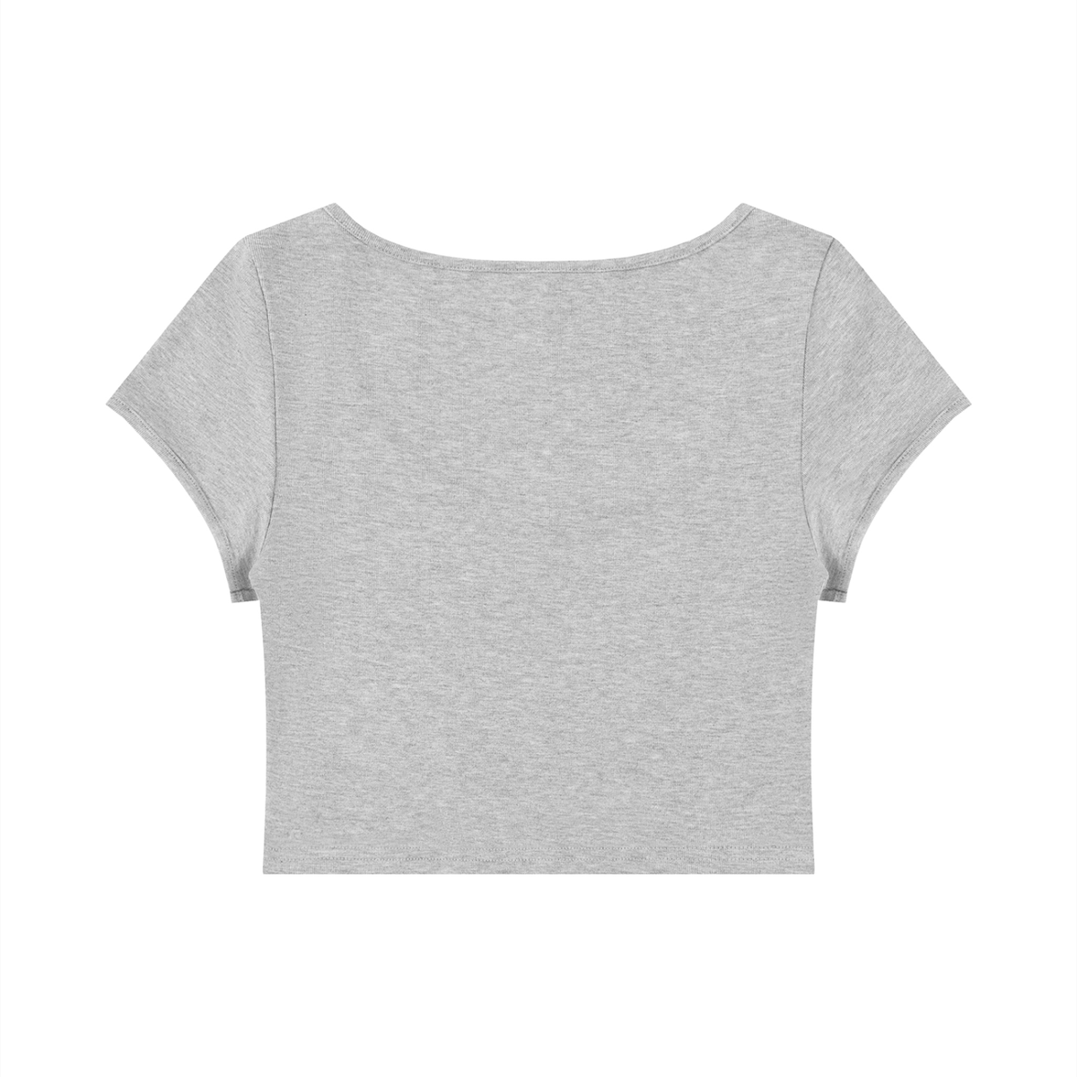 Women's Slim Cap Sleeve Crop T-Shirt – Fitted Everyday Essential Top