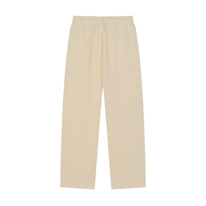 Solid Color Straight-Leg Sweatpants