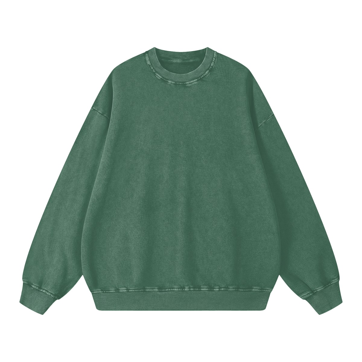Snow Washed Oversized Sweatshirt – Premium Unisex Heavyweight Streetwear Pullover