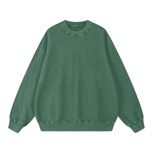 Snow Washed Oversized Sweatshirt – Premium Unisex Heavyweight Streetwear Pullover