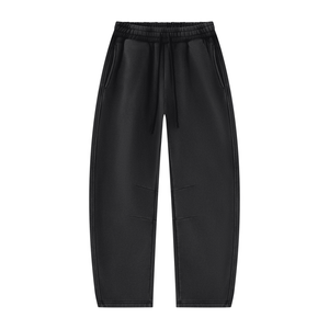 Unisex Vintage Wash Barrel Leg Fleece Sweatpants