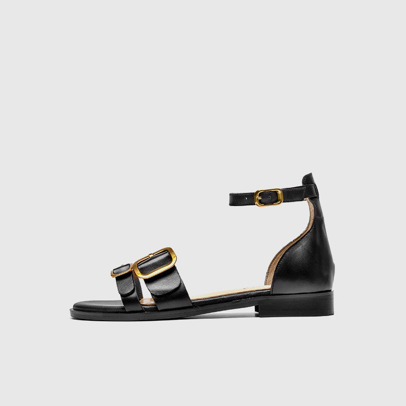 Women’s Flat Roman Sandals – French-Inspired, Elegant & Everyday Chic | MYN2O