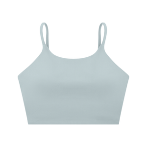 Women's Spaghetti Strap Yoga Sports Bra – Low Impact Activewear Bra