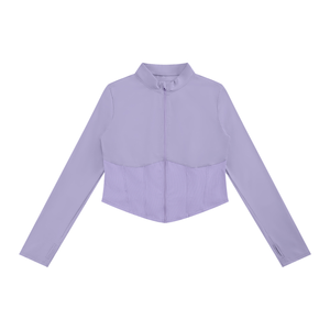 Women's Slim Fit Full-Zip Performance Jacket – Activewear Yoga Jacket