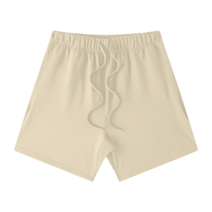 Unisex Earth Tone Loose Fit Cotton Shorts
