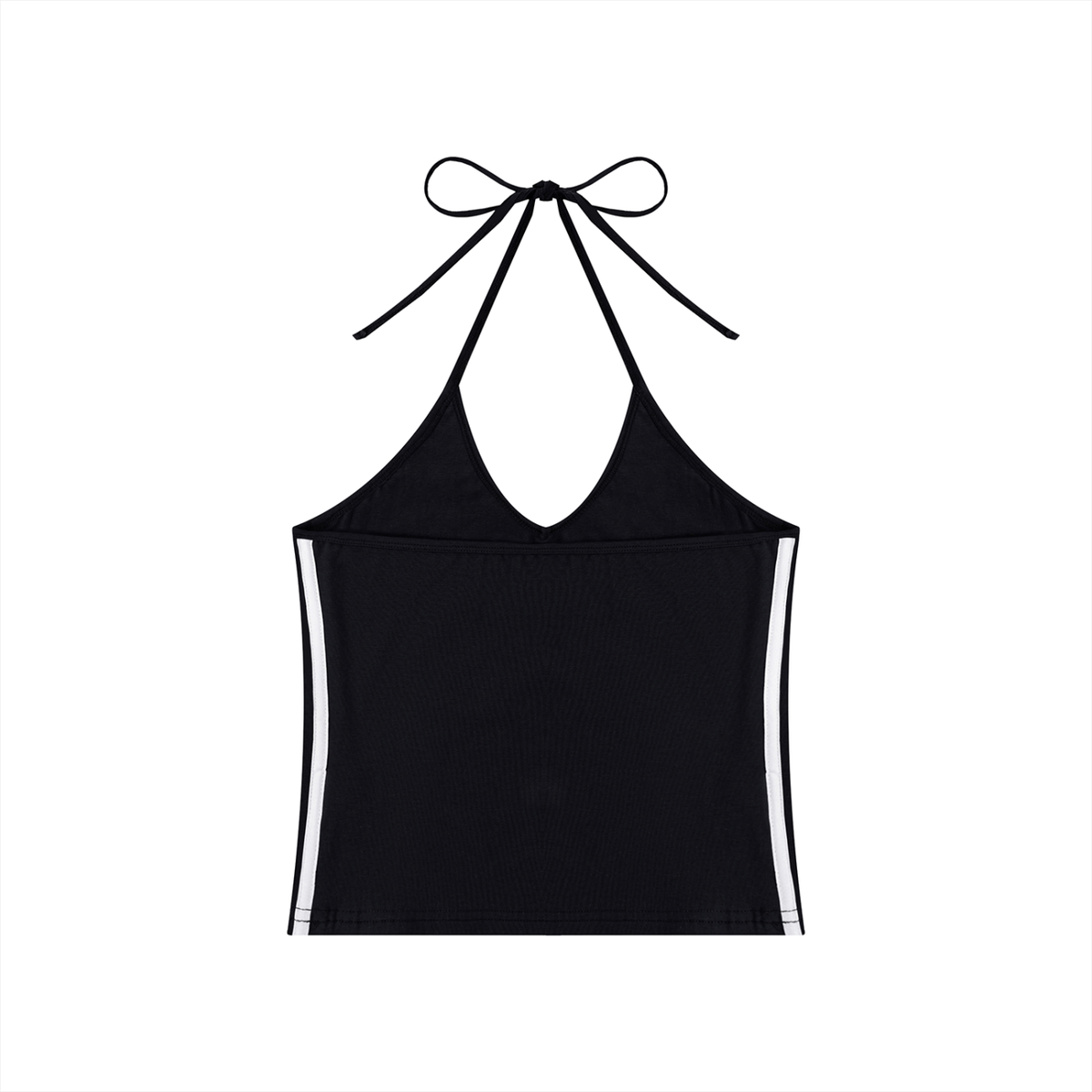 Women's Color Block Halter Crop Tank Top – Sleeveless Summer Essential