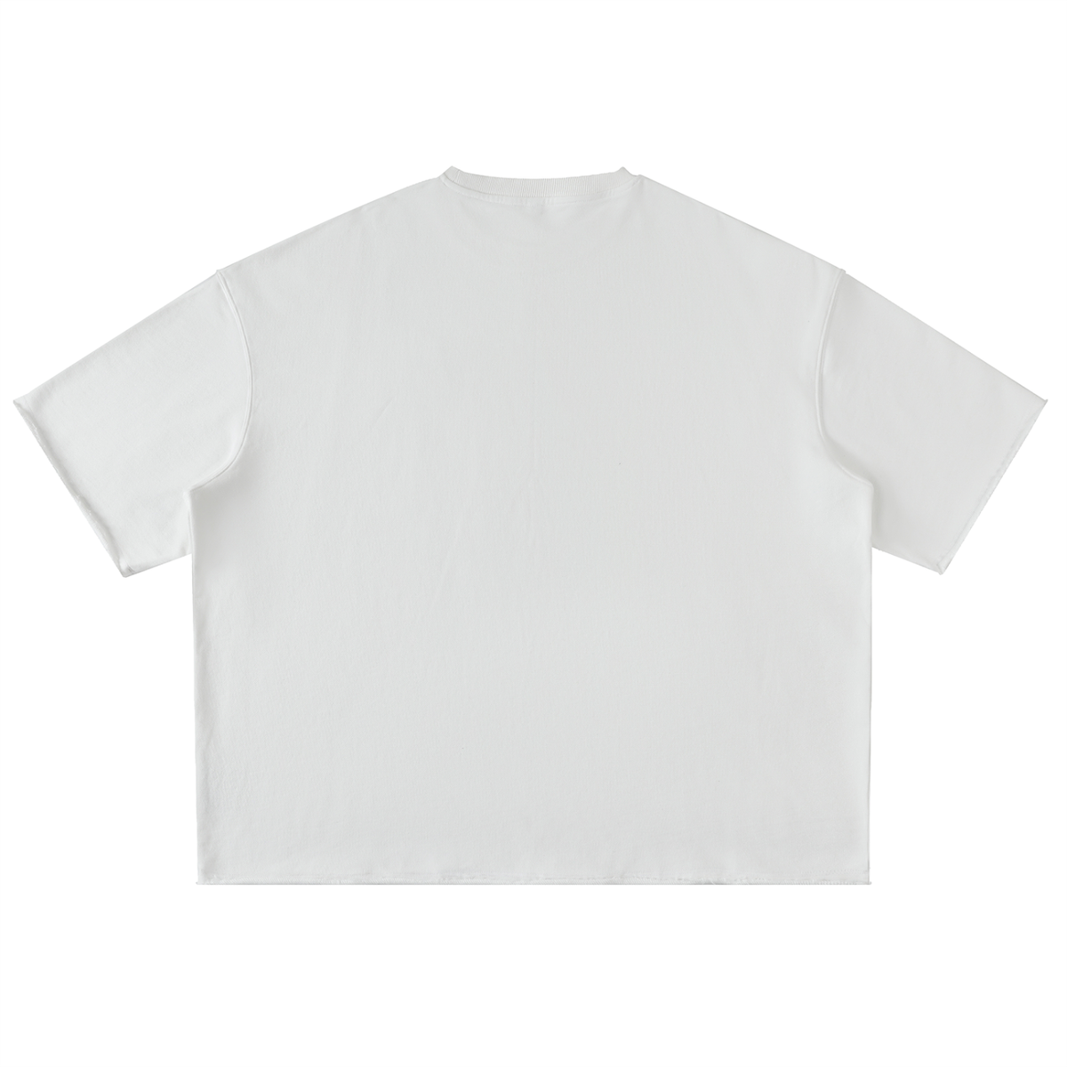 Washed Rolled Hem Half Sleeve T-Shirt