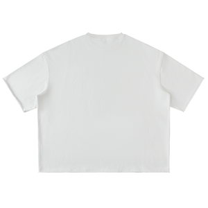 Washed Rolled Hem Half Sleeve T-Shirt