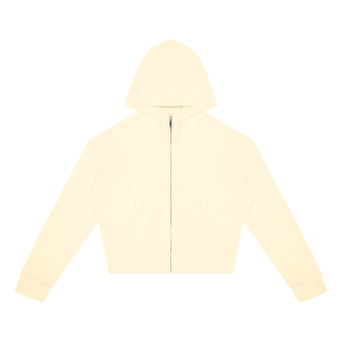 Women's Crop Full Zip Hoodie