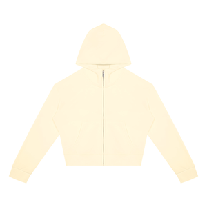 Women's Crop Full Zip Hoodie