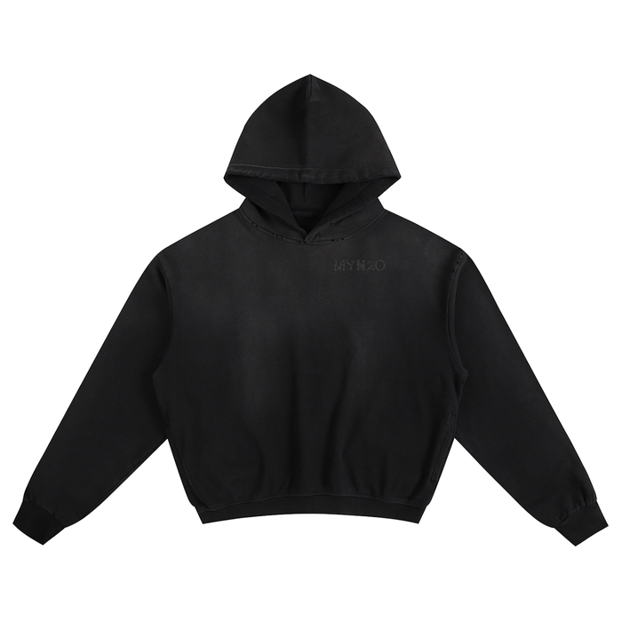 Men's Sunfade Boxy Hoodie – 100% Cotton Heavyweight Streetwear