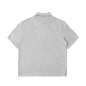 Half-Zip Cotton Polo Shirt