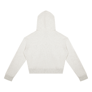 Women's Crop Full Zip Hoodie