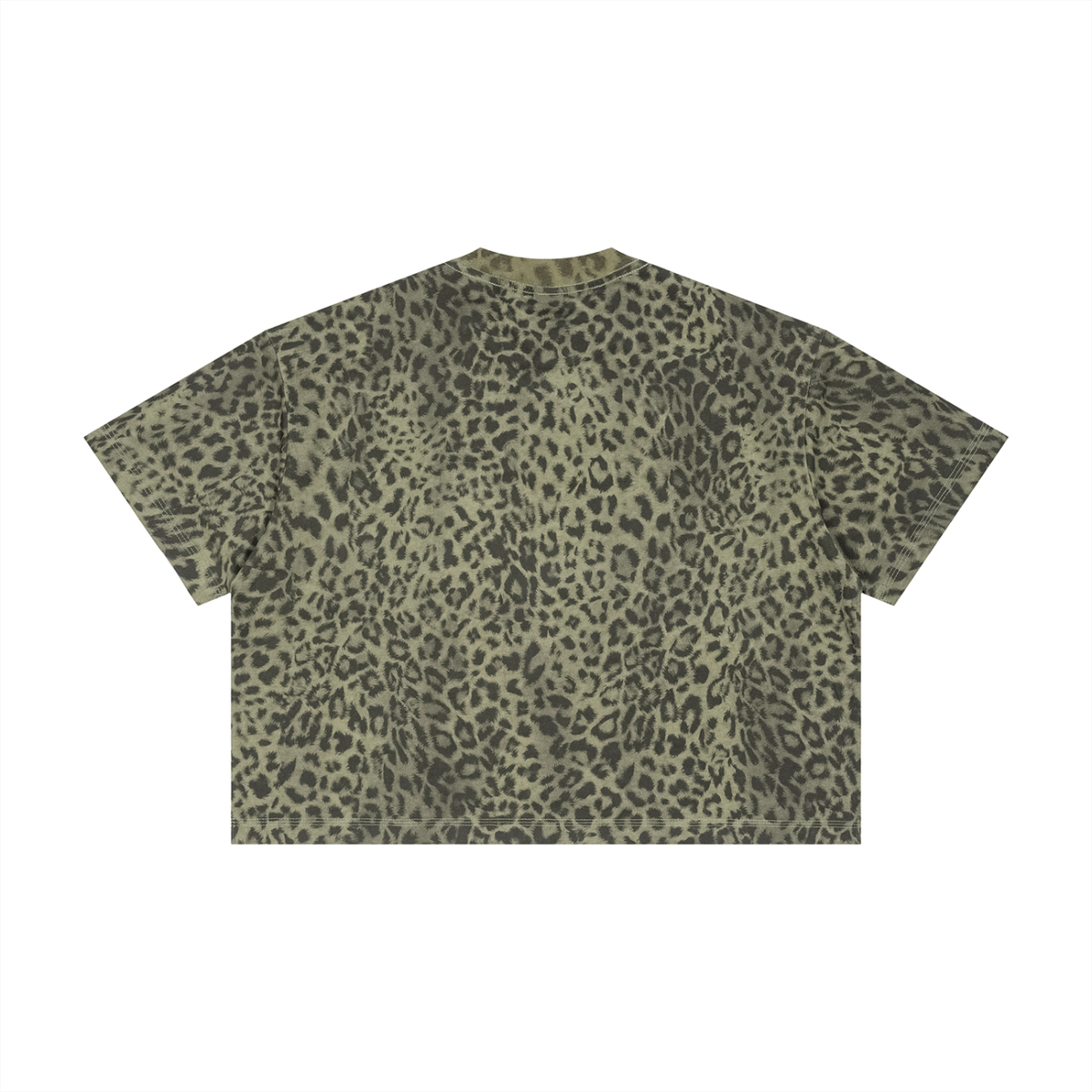 Unisex Leopard Print Boxy T-Shirt – Oversized Premium Streetwear Tee