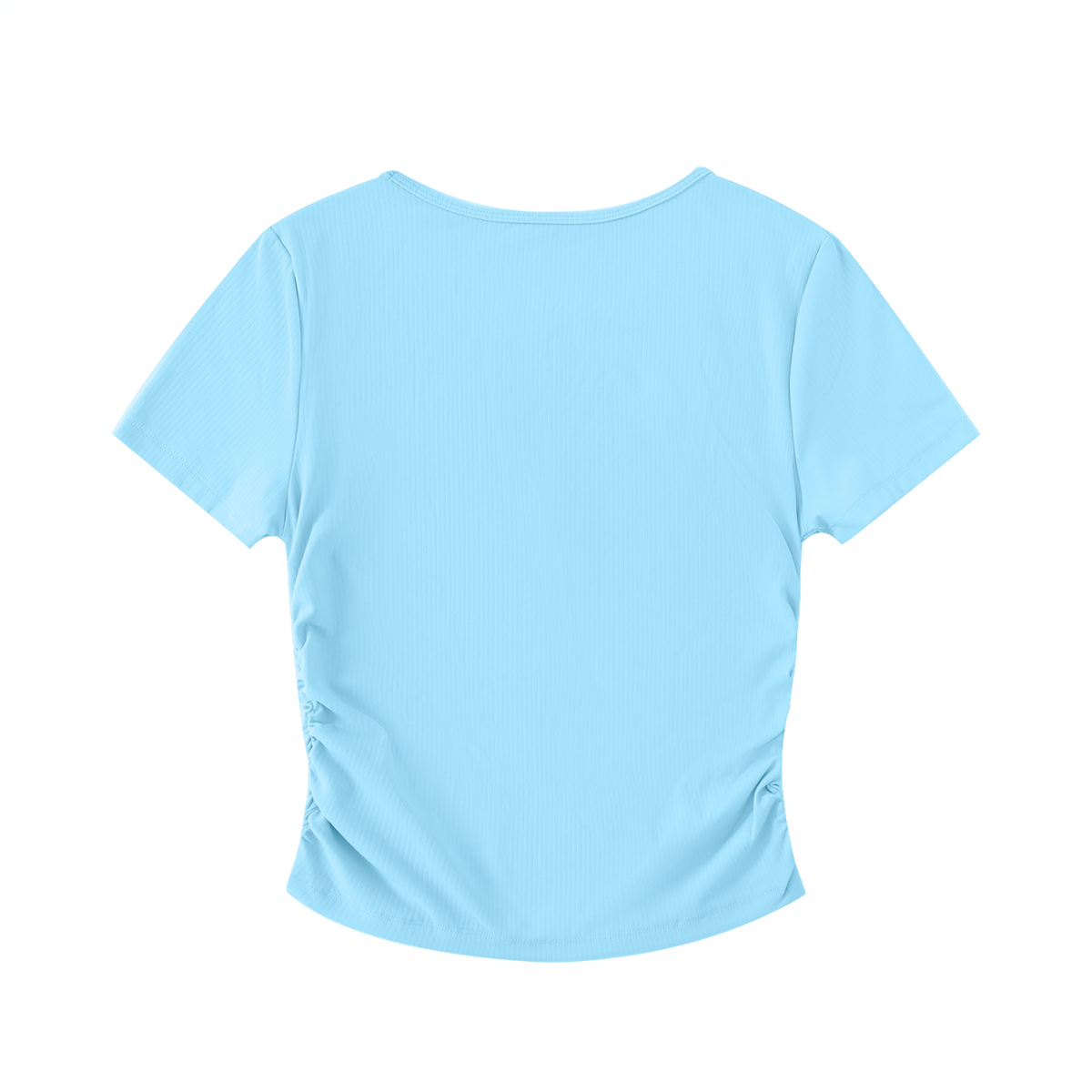 Ruched Bodycon Crop Top