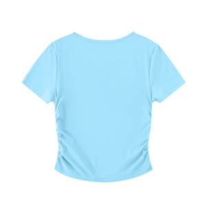 Ruched Bodycon Crop Top