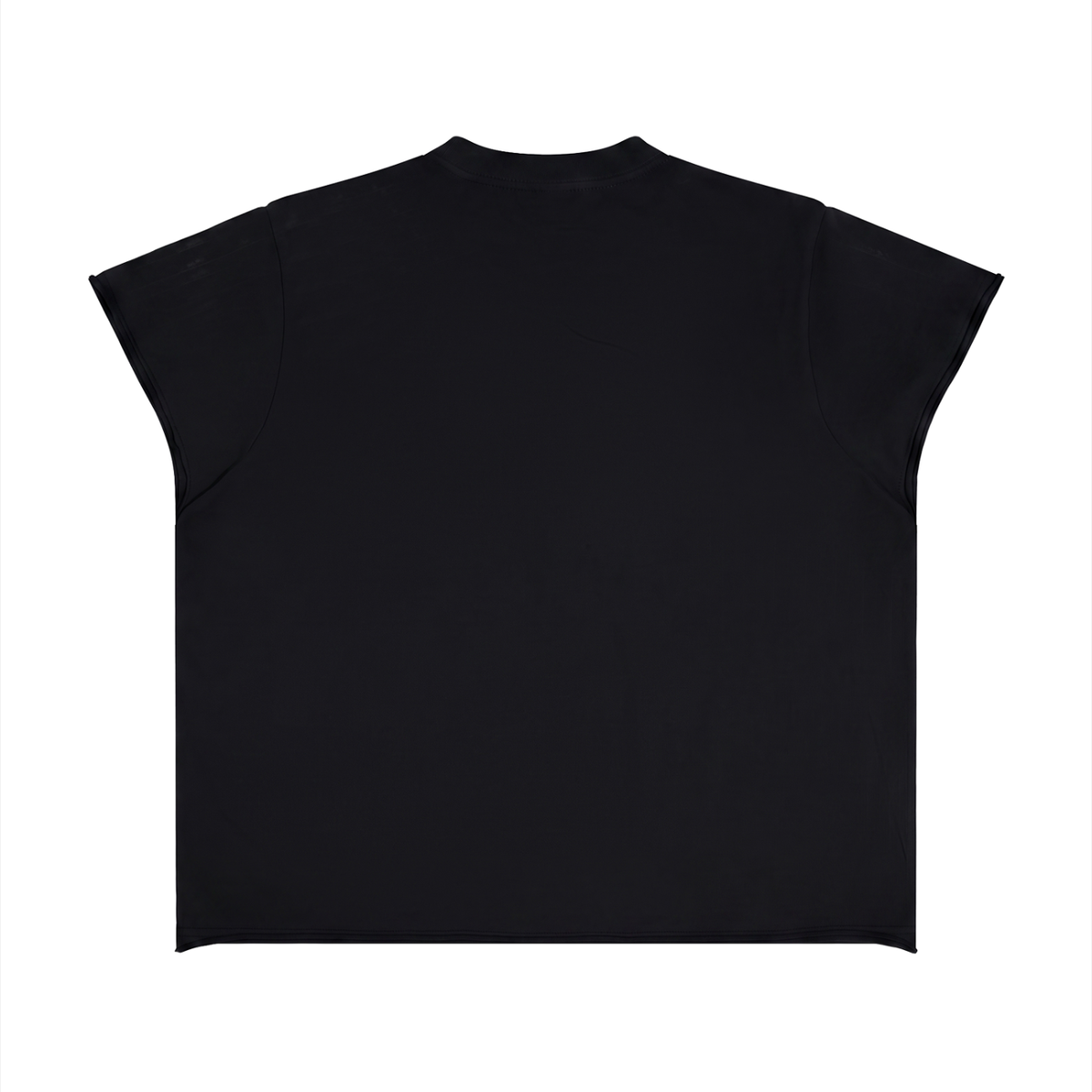 Unisex Boxy Raw Edge T-Shirt – Oversized Heavyweight Vintage Streetwear Tee