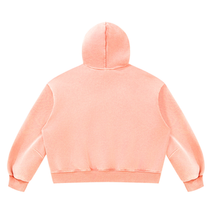 Unisex Vintage Wash Boxy Fleece Hoodie