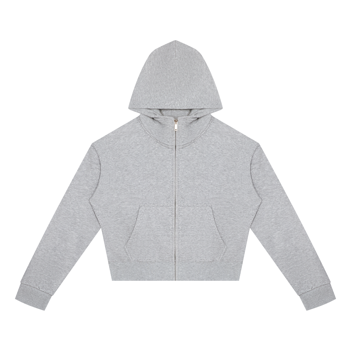 Women's Crop Full Zip Hoodie