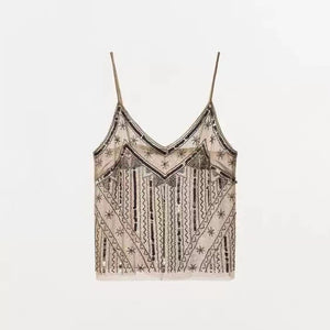 Women's New Embroidered Sexy Underwear Vest