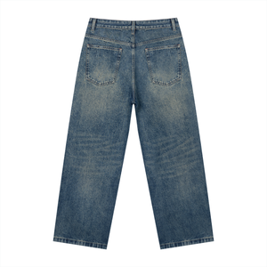 Men's Vintage Wash Denim Jeans