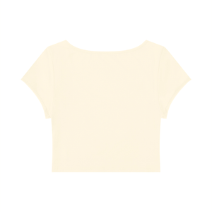 Women's Slim Cap Sleeve Crop T-Shirt – Fitted Everyday Essential Top