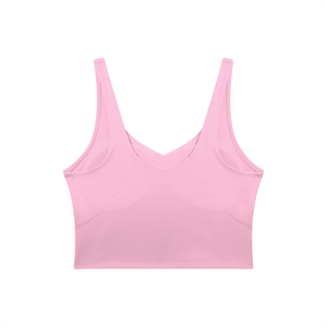 Women's V-Neck Yoga Sports Bra – Seamless Medium Support Workout & Activewear Bra