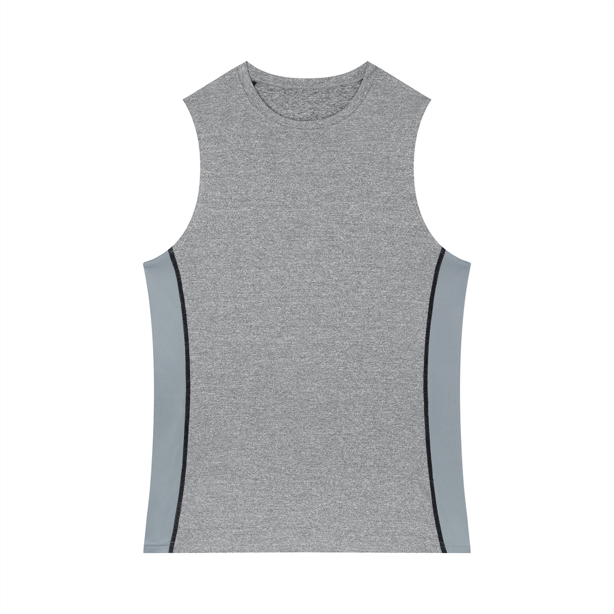 Men's Slim Fit Topstitch Tank Top – Premium Athletic Sleeveless Shirt