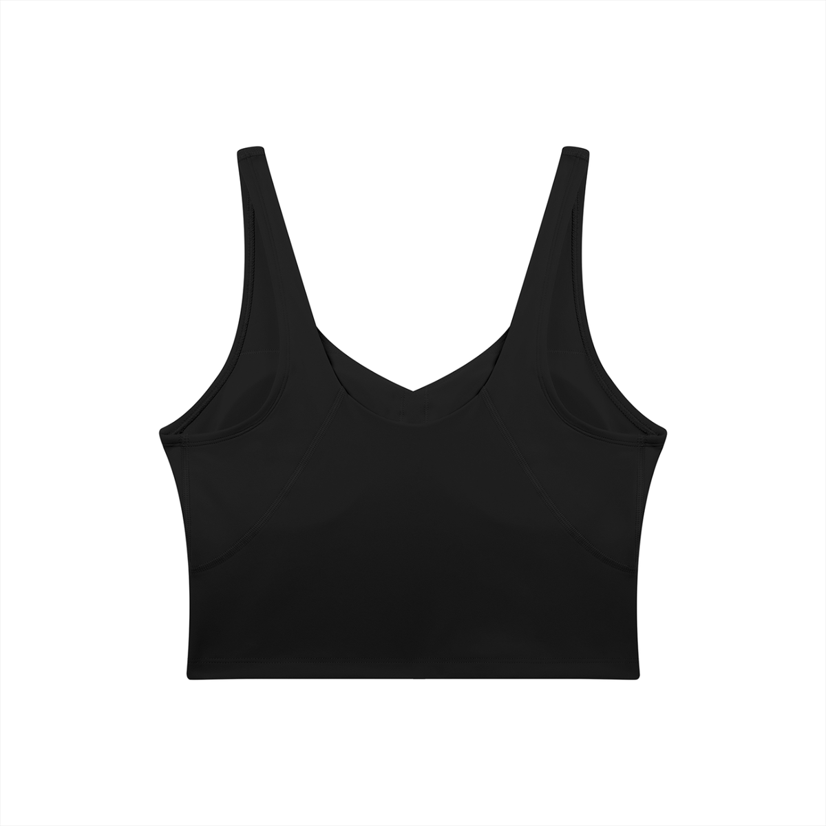 Women's V-Neck Yoga Sports Bra – Seamless Medium Support Workout & Activewear Bra