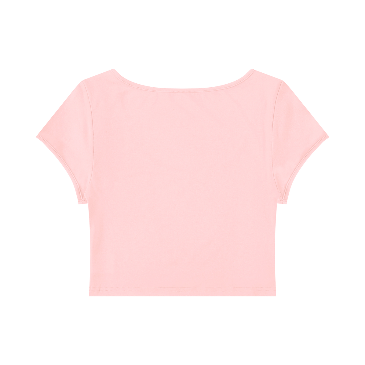 Women's Slim Cap Sleeve Crop T-Shirt – Fitted Everyday Essential Top