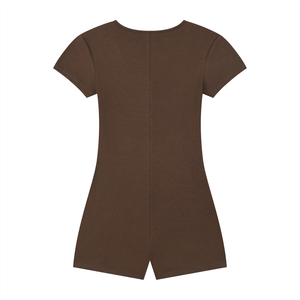 Women's Dual-Function Cape Tie-Waist Romper – Slim Fit Casual One-Piece Outfit