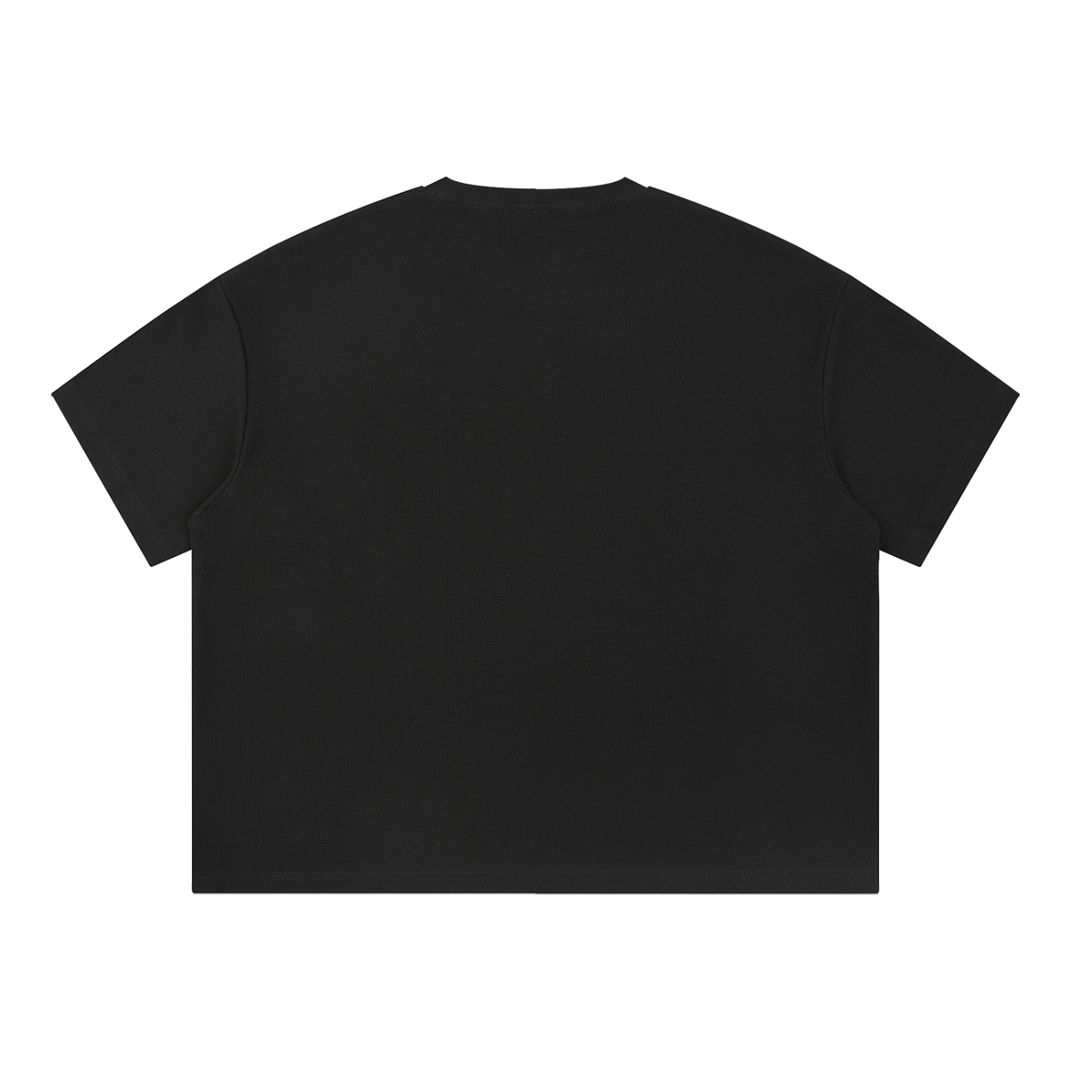 Unisex Waffle Boxy T-Shirt – Oversized Textured Streetwear Tee