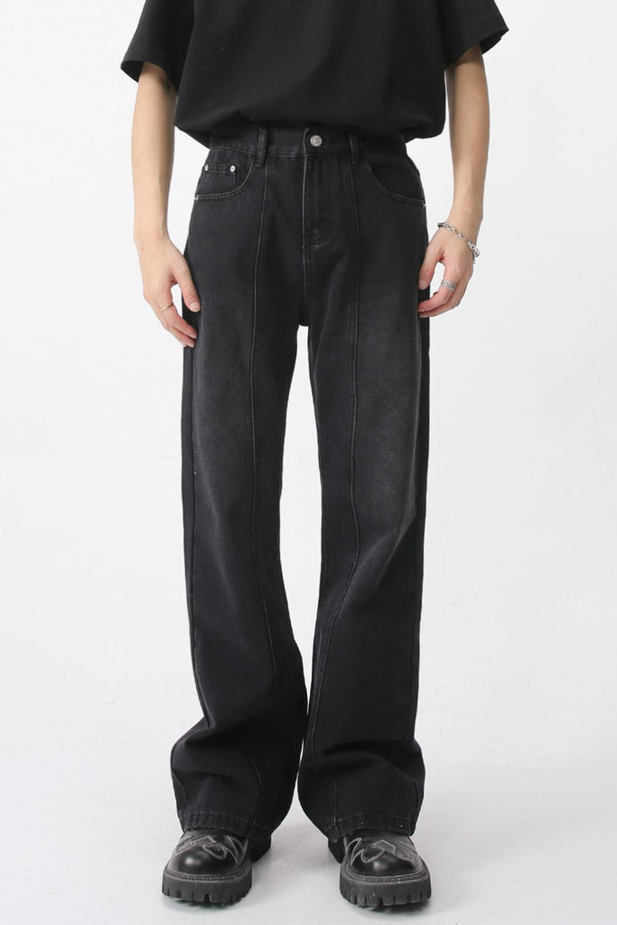  Casual Mid Rise Elasticated Waistband Jeans | MYN2O