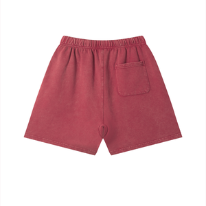Unisex Vintage Wash Cotton Shorts – Relaxed Fit Streetwear Shorts