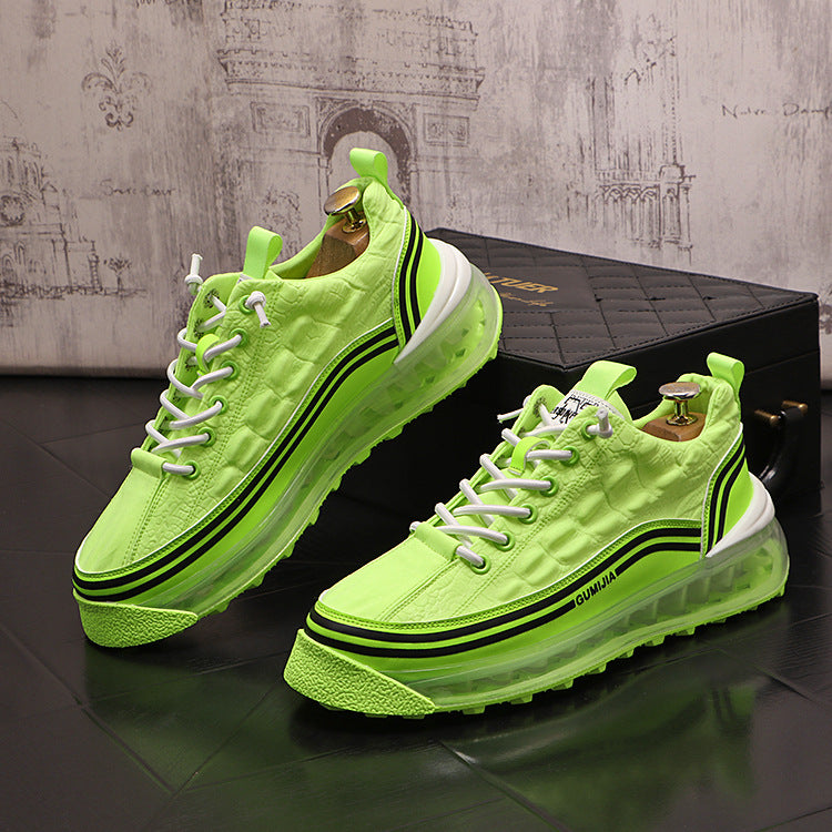 Mixed Material of Thick Soles for Men's Casual Shoes | MYN2O