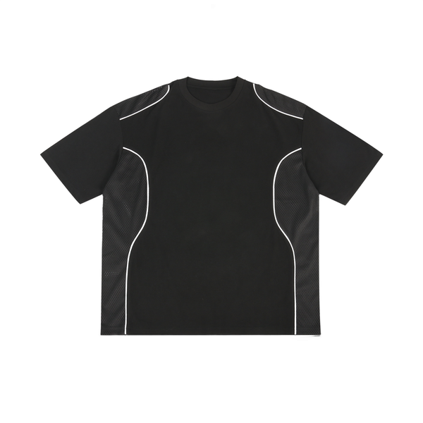 Contrast Piped Panel T-Shirt