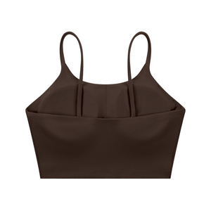 Women's Spaghetti Strap Yoga Sports Bra – Low Impact Activewear Bra