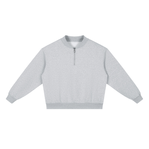 Unisex Vintage Wash Fleece Quarter Zip Sweatshirt